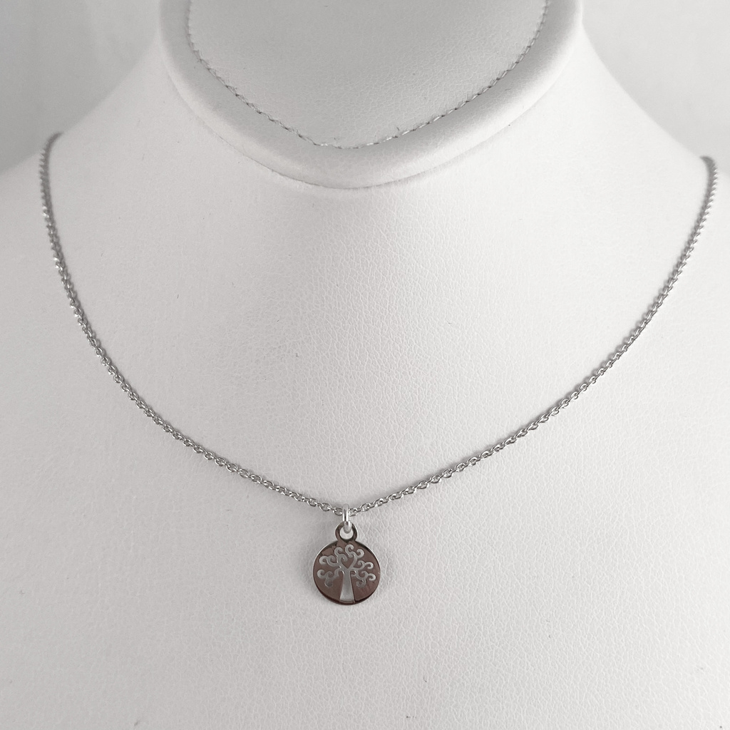 Stříbrný náhrdelník STROM ŽIVOTA 40+3cm